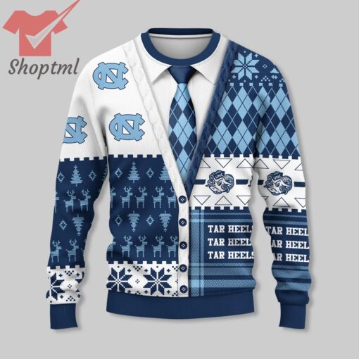 North Carolina Tar Heels football 2024 Ugly Christmas Sweater