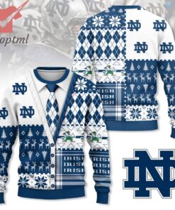 Notre Dame Fighting Irish football 2024 Ugly Christmas Sweater