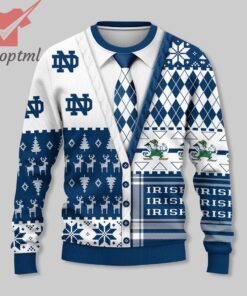 Notre Dame Fighting Irish football 2024 Ugly Christmas Sweater