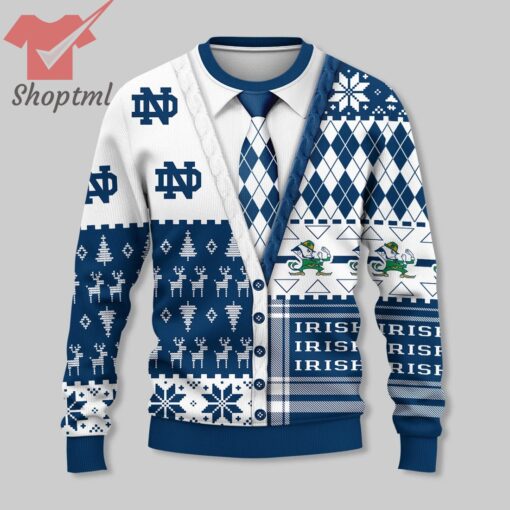 Notre Dame Fighting Irish football 2024 Ugly Christmas Sweater