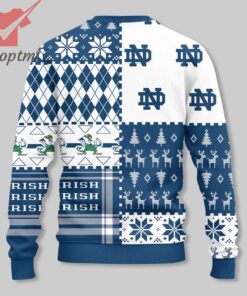 notre dame fighting irish football 2024 ugly christmas sweater 3 rmxgm