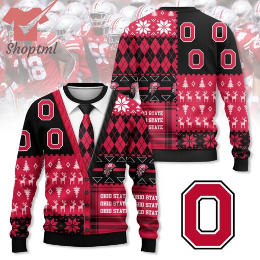 Ohio State Buckeyes football 2024 Ugly Christmas Sweater