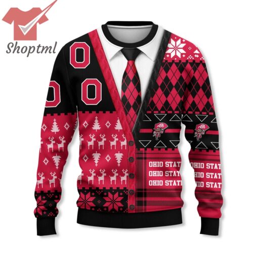 Ohio State Buckeyes football 2024 Ugly Christmas Sweater