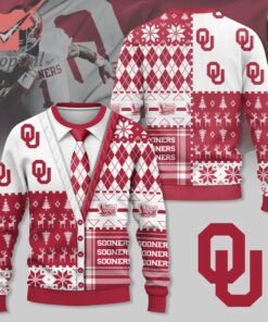 Oklahoma Sooner 2024 Ugly Christmas Sweater