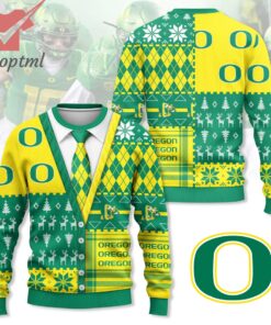 Oregon Ducks football 2024 Ugly Christmas Sweater