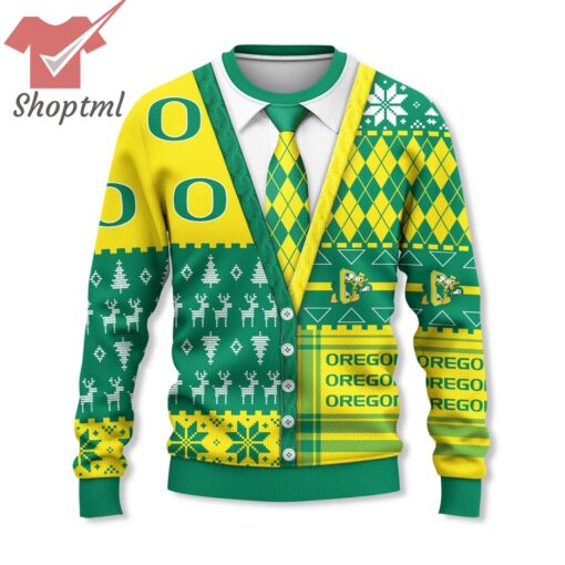 Oregon Ducks football 2024 Ugly Christmas Sweater