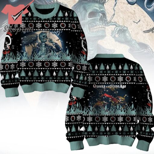 Queens of the Stone Age Christmas 2024 Ugly Sweater