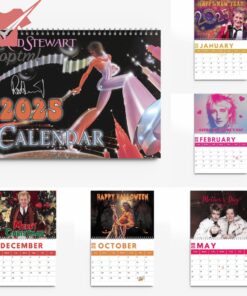 Rod Stewart 2025 Wall Hanging Calendar