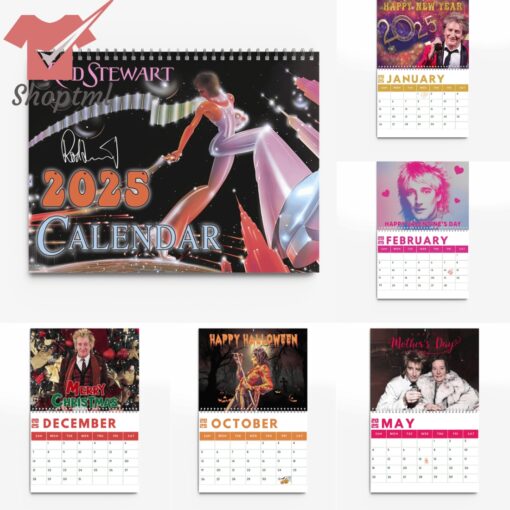 Rod Stewart 2025 Wall Hanging Calendar