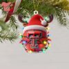 Texas Tech Red Raiders Baseball Christmas Ornament