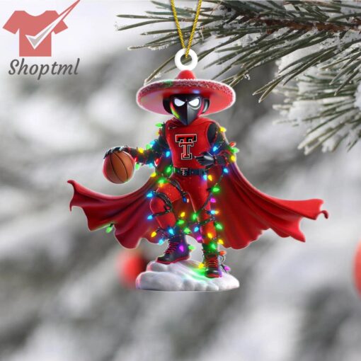 Texas Tech Red Raiders Baseball Christmas Ornament