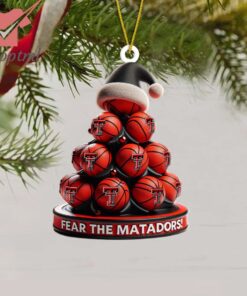 Texas Tech Red Raiders Fear The Matadors Christmas Ornament