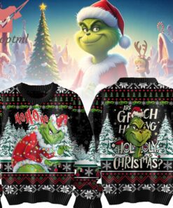 The Grinch Holly Jolly Christmas 2024 Ugly Sweater