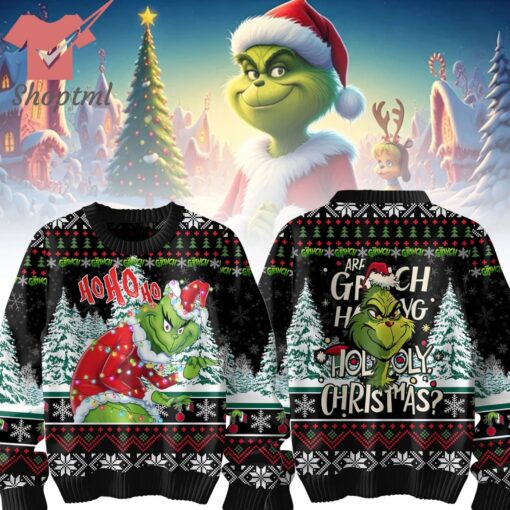 The Grinch Holly Jolly Christmas 2024 Ugly Sweater