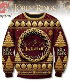 The Lord of the Rings Christmas 2024 Ugly Sweater