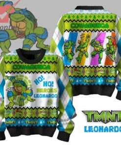 TMNT Leonardo Cowabunga Ugly Christmas Sweater