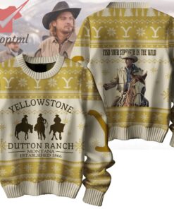 Yellowstone Dutton Ranch Christmas 2024 Ugly Sweater