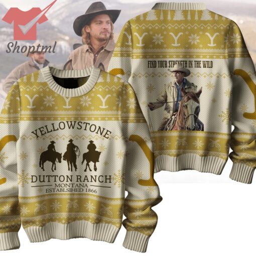 Yellowstone Dutton Ranch Christmas 2024 Ugly Sweater