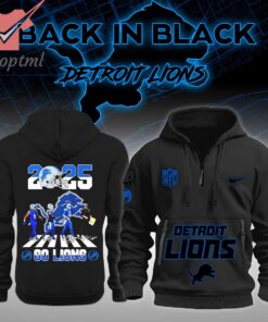 Detroit Lions NFL 2025 Go Lions New Heavy Hoodie