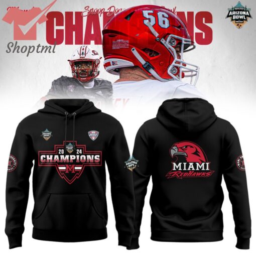 Miami RedHawks football Arizona Bowl 2024 Champions Hoodie