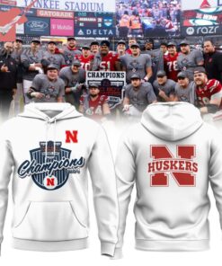 Nebraska Cornhuskers football Pinstripe Bowl 2024 Champions Hoodie