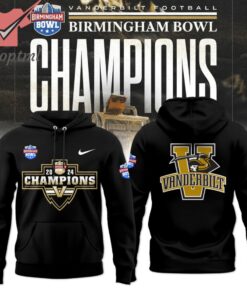 Vanderbilt Commodores football Birmingham Bowl 2024 Champions Hoodie